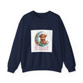 Cute Cat Moon Sweatshirt – "Love You to the Moon & to the Fridge" Cozy Crewneck