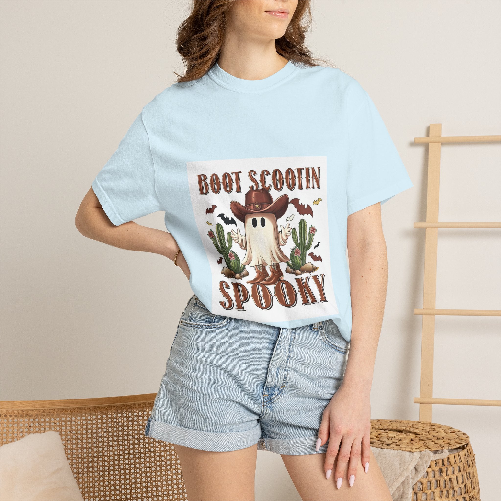 Boot Scootin' Spooky Ghost T-Shirt