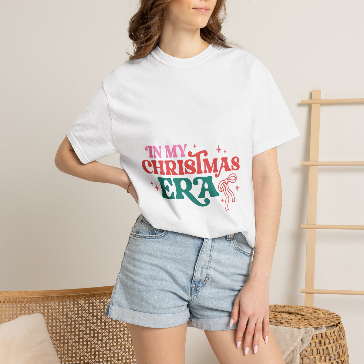 T-Shirt — "In My Christmas Era" Retro Holiday Graphic Tee