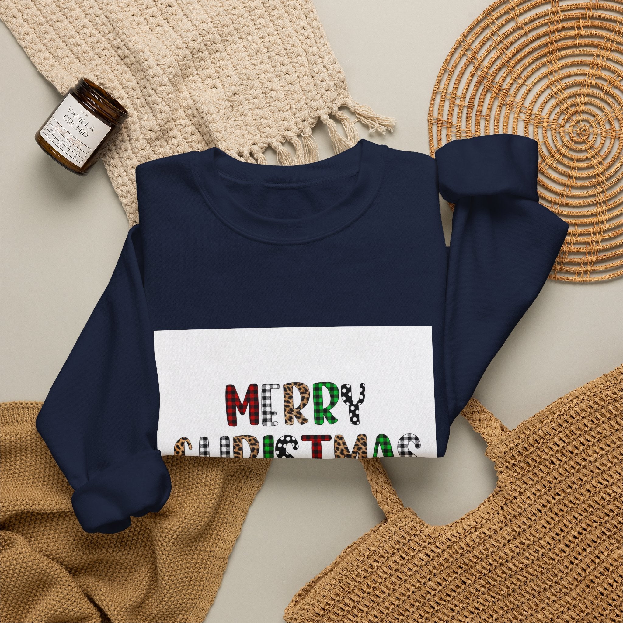 Christmas Sweatshirt "Merry Christmas Ya Filthy Animal" – Holiday Crewneck