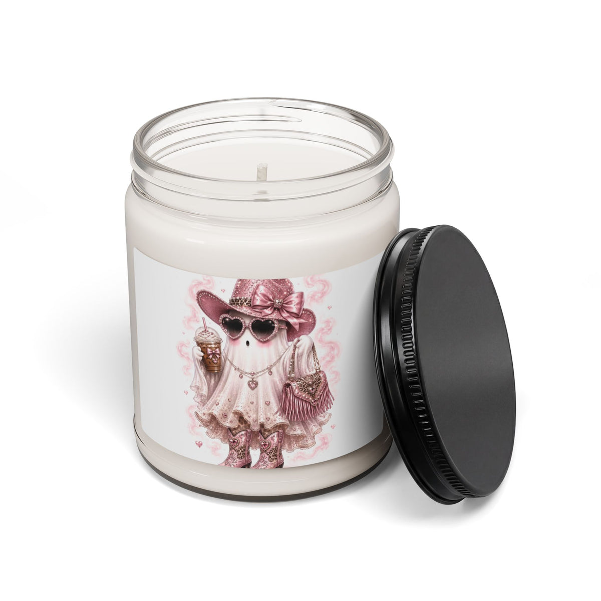 Chic Ghost Soy Candle — Pink Fashionista Scented 9oz