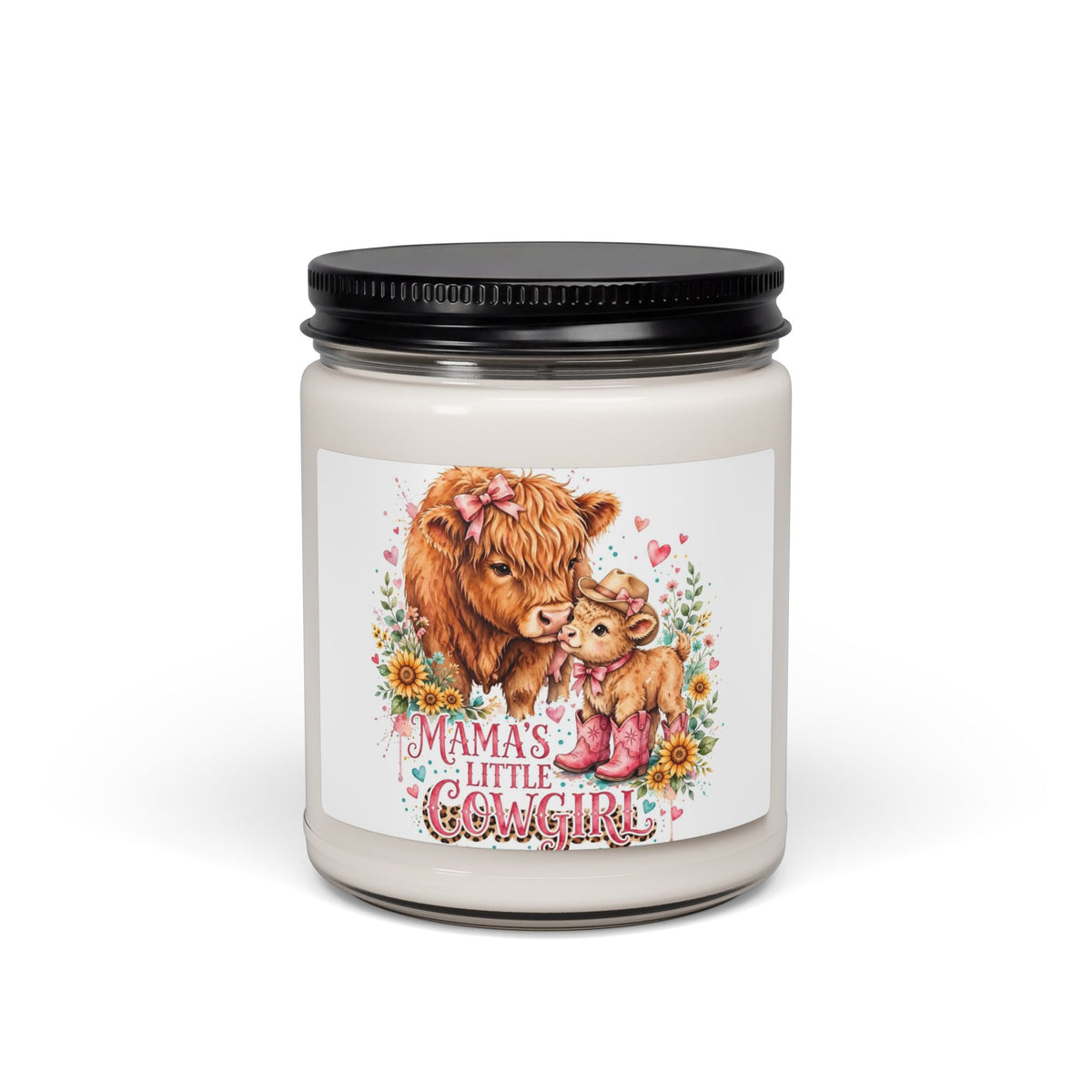 Mama’s Little Cowgirl Scented Soy Candle — 9oz Gift for New Moms & Baby Showers