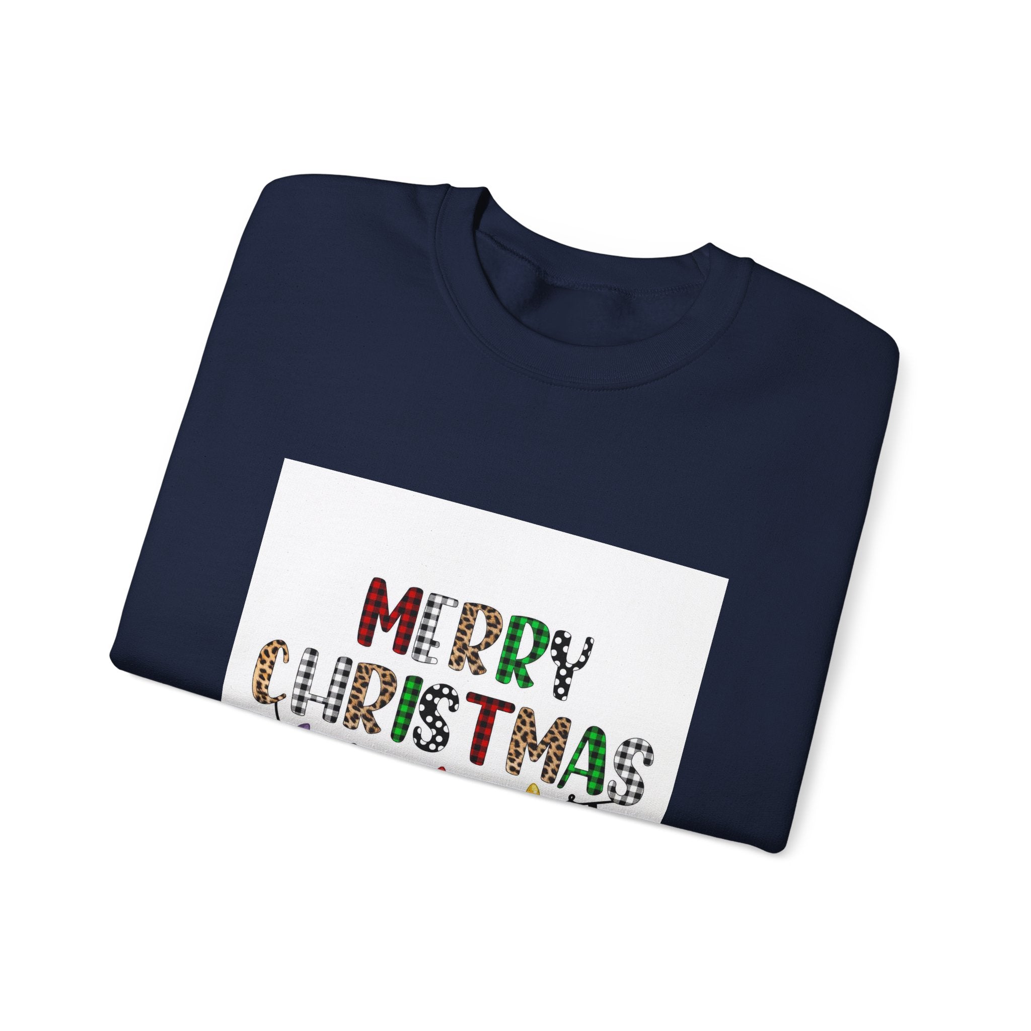 Christmas Sweatshirt "Merry Christmas Ya Filthy Animal" – Holiday Crewneck
