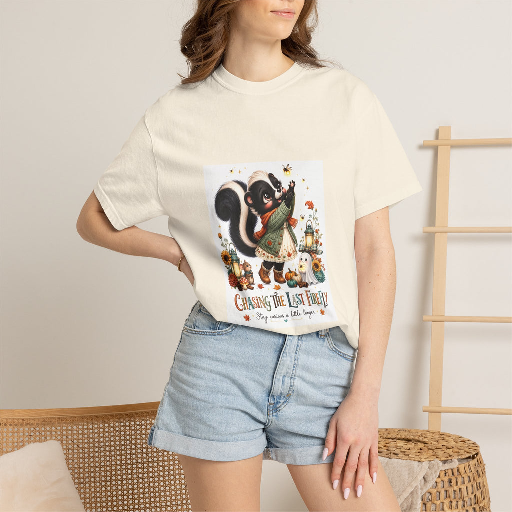 Chasing the Last Firefly Skunk Graphic T-Shirt