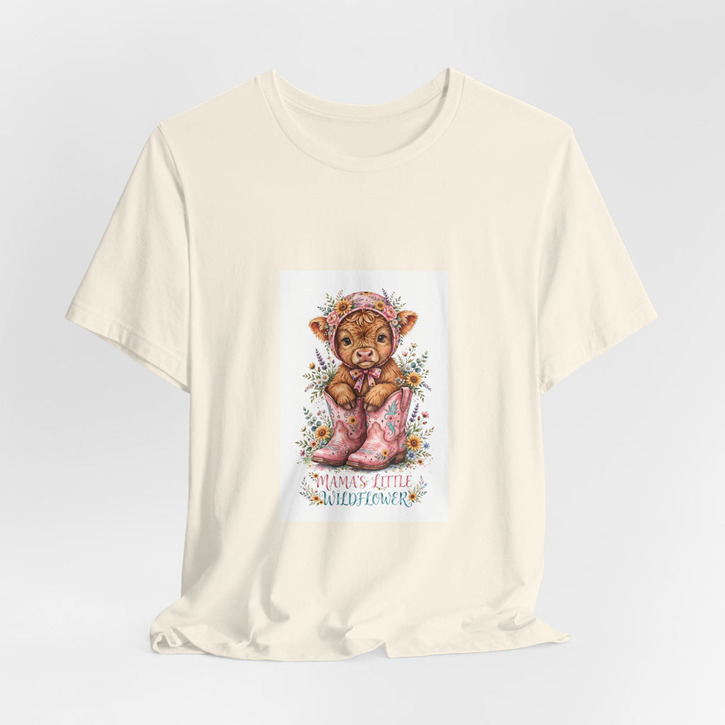 Mama's Little Wildflower Baby Bear Tee