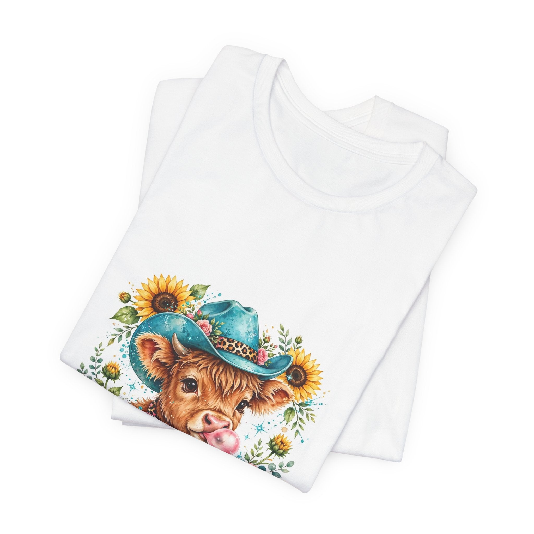 Western Mama Cow Tee — Floral Cowboy Cowgirl Graphic T-Shirt
