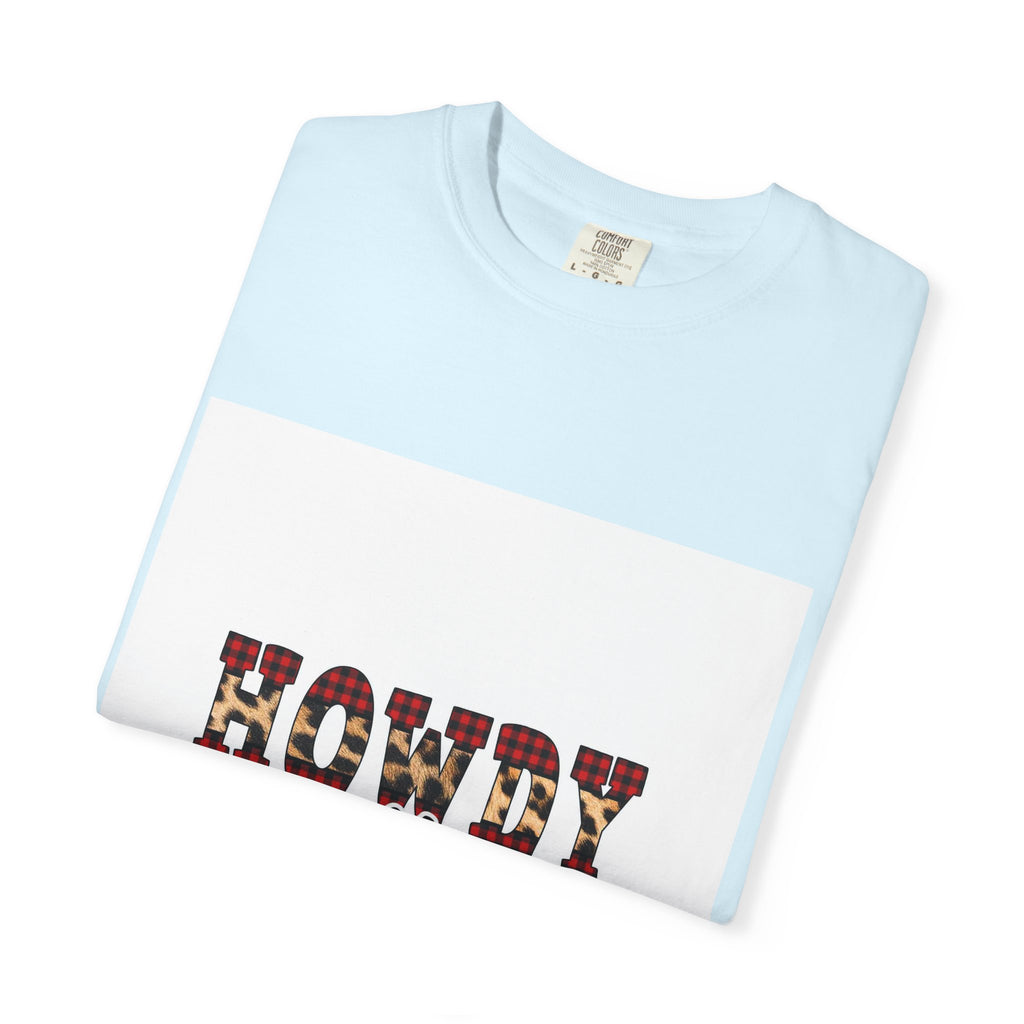 Howdy y'all T-Shirt — Plaid Western Graphic Tee