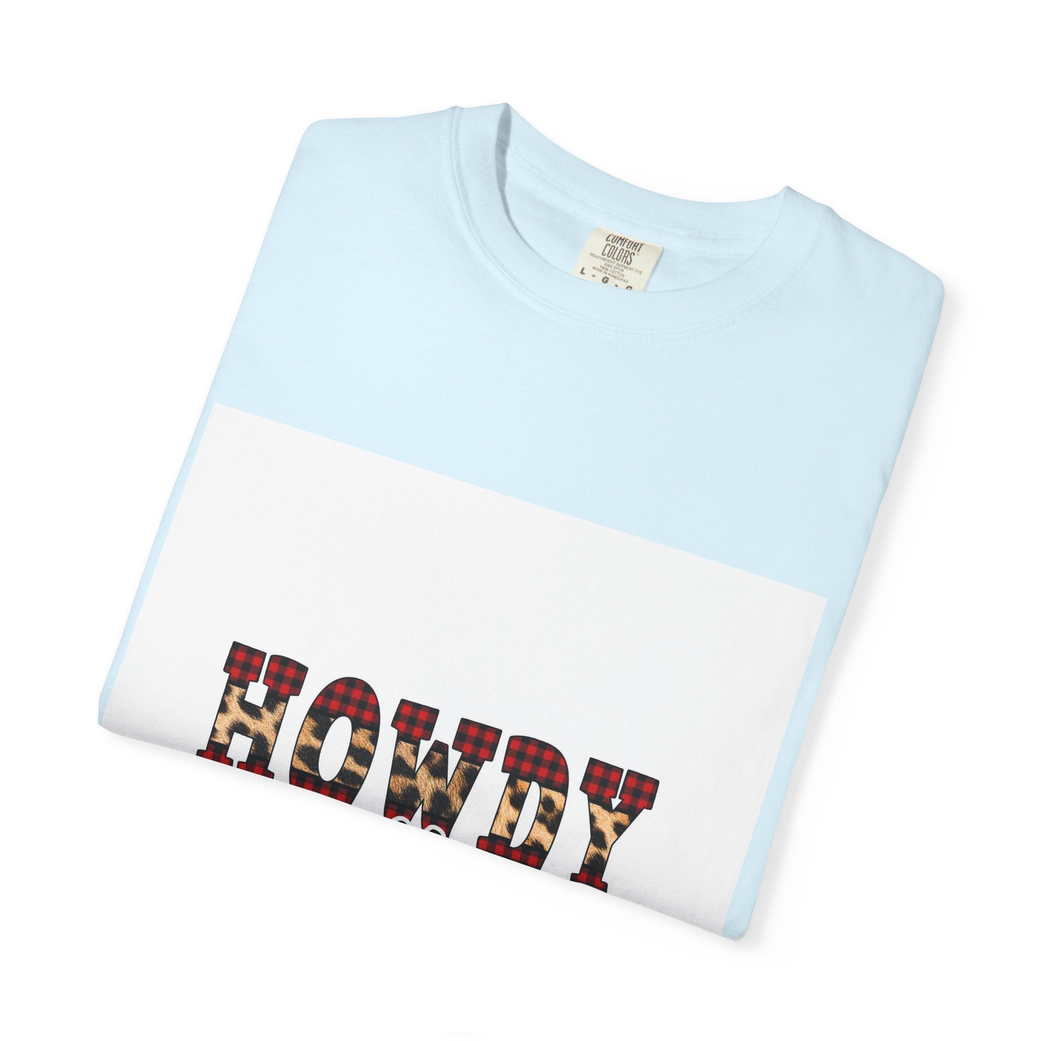 Howdy y'all T-Shirt — Plaid Western Graphic Tee
