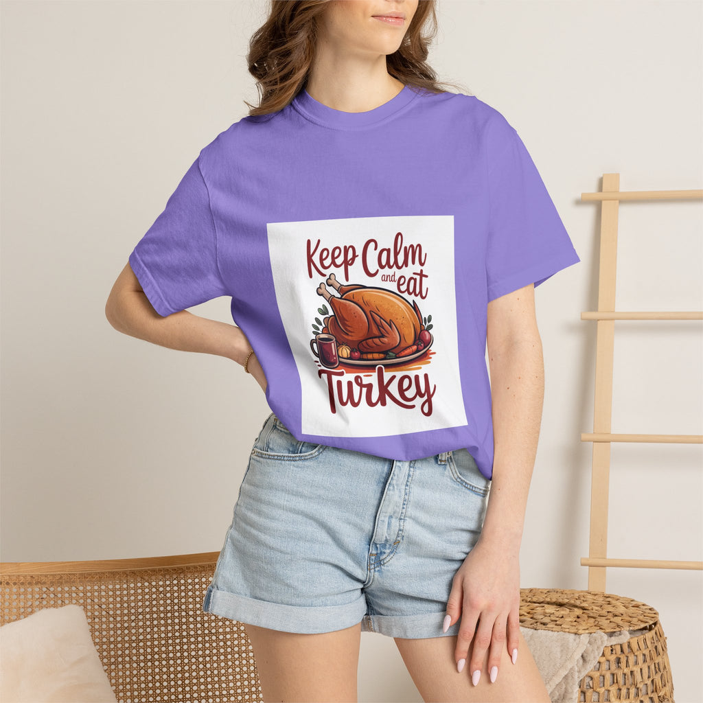 T-Shirt - "Keep Calm and Eat Turkey" Thanksgiving Tee