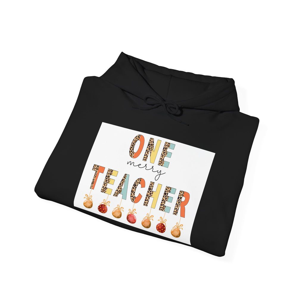 Teacher Appreciation Hoodie — “One Crazy Teacher” Autumn Apples Design