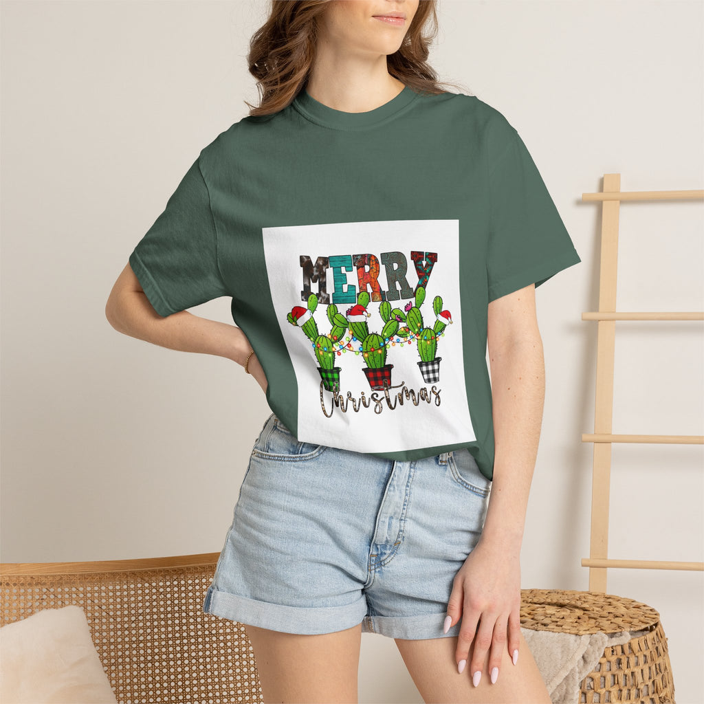 Merry Christmas Cactus T-Shirt