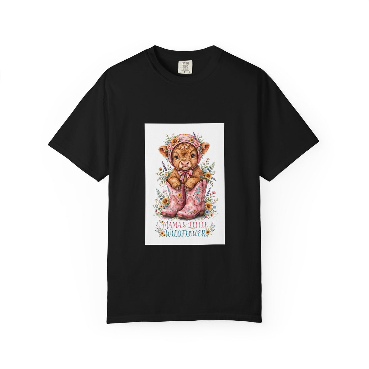 Tiger Cub Floral Tee — "Momma's Little Snugglepunch" Cute Baby Animal T-Shirt