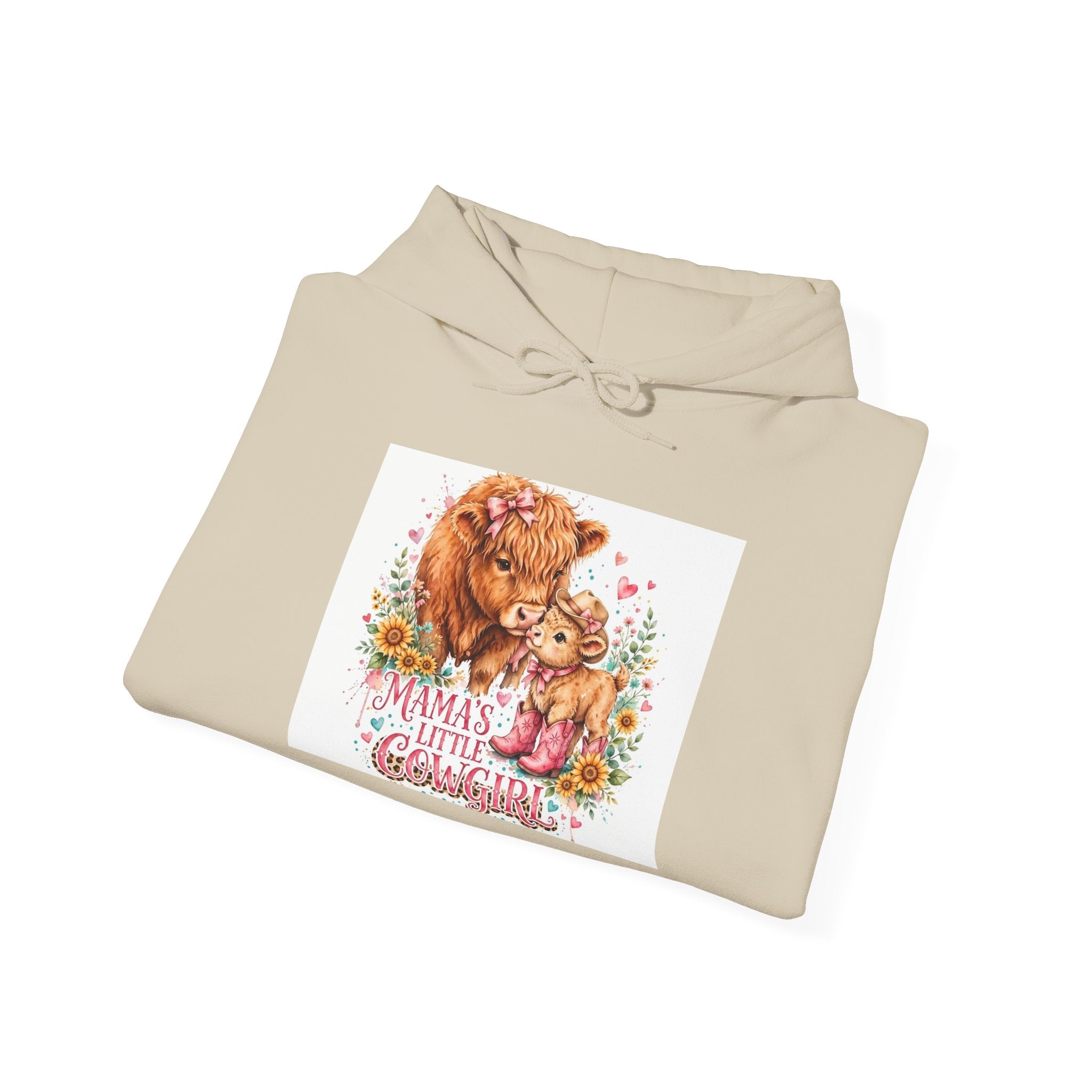 Mama Bear & Cubs Hoodie — Cute Floral Family Graphic Sweatshirt