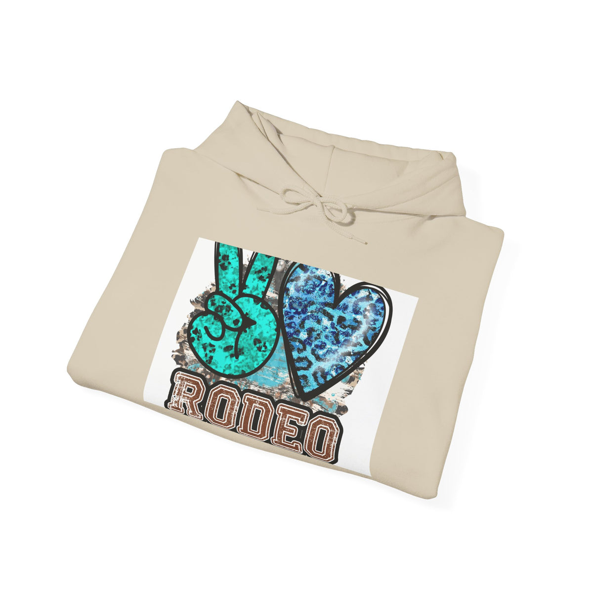 Peace Love Rodeo Hoodie — Western Cowgirl Cowboy Pullover