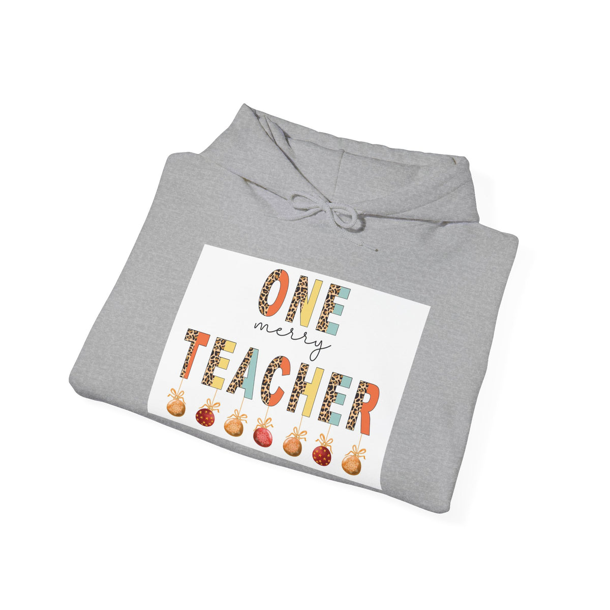 Teacher Appreciation Hoodie — “One Crazy Teacher” Autumn Apples Design