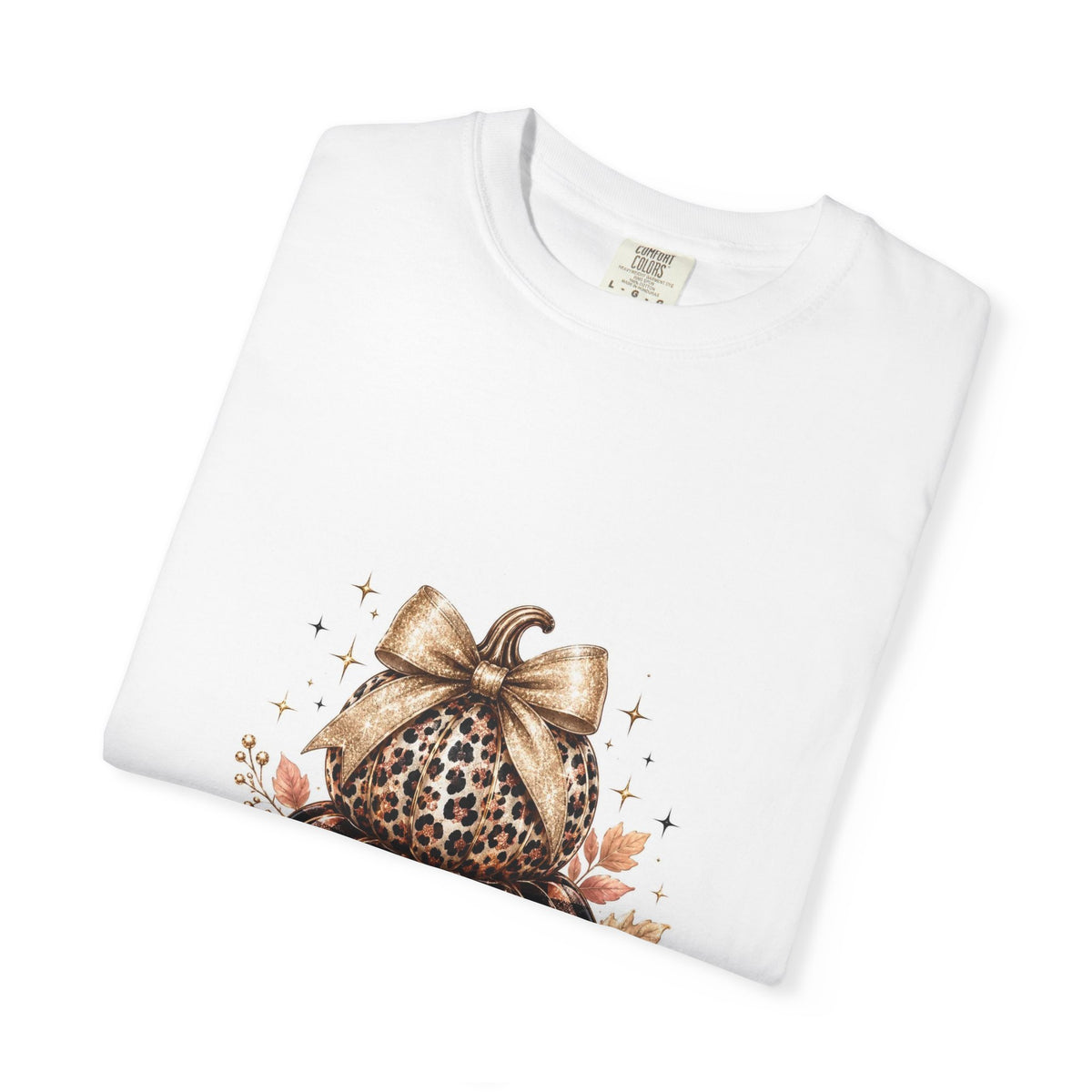 Blessed Pumpkin T-Shirt — Fall Leopard & Buffalo Plaid Pumpkin Graphic