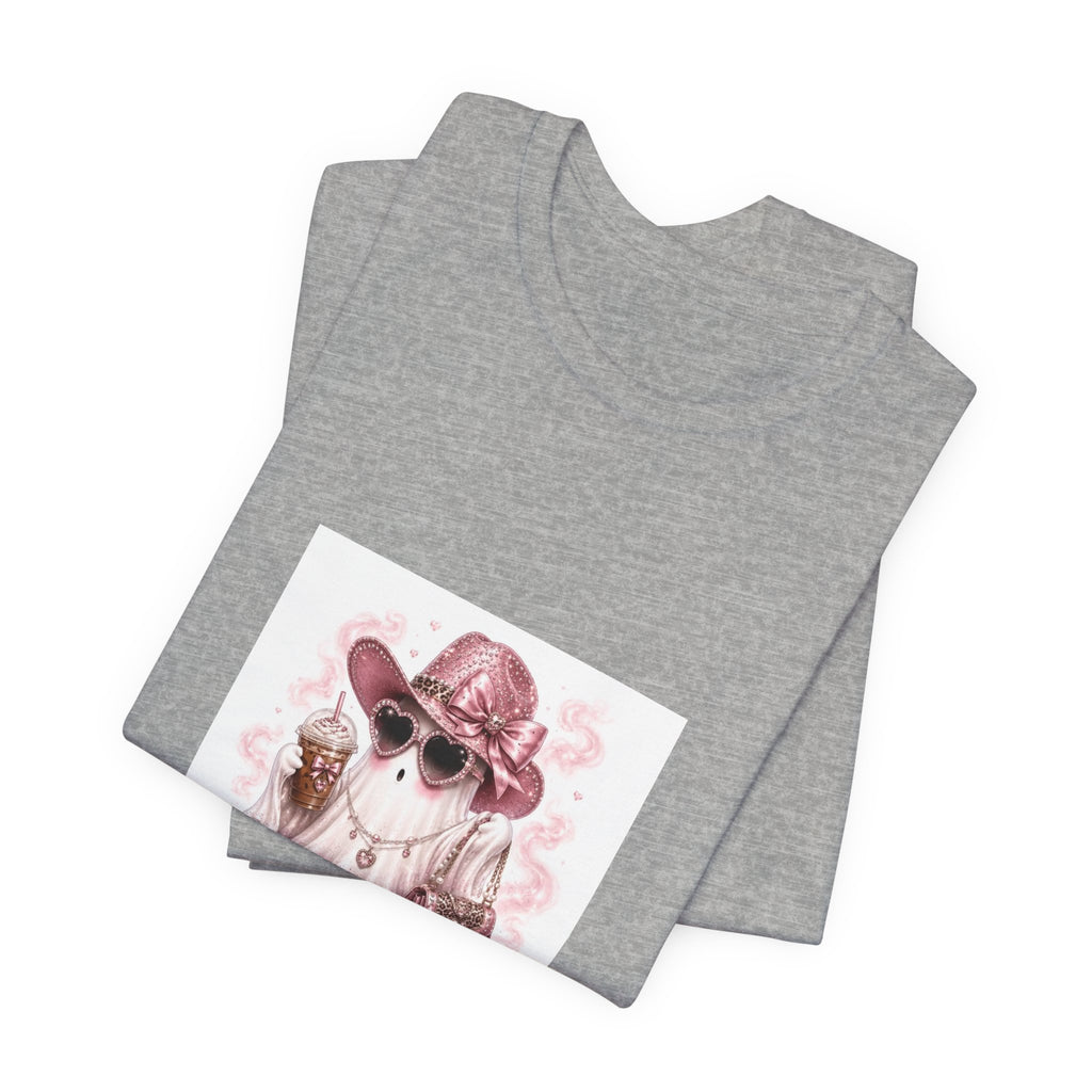 Cowgirl Ghost Tee — Cute Halloween Western Graphic T-Shirt