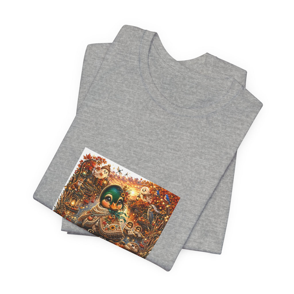 Skull Sunset Tee — 'Still Waters' Floral Skull Graphic T-Shirt