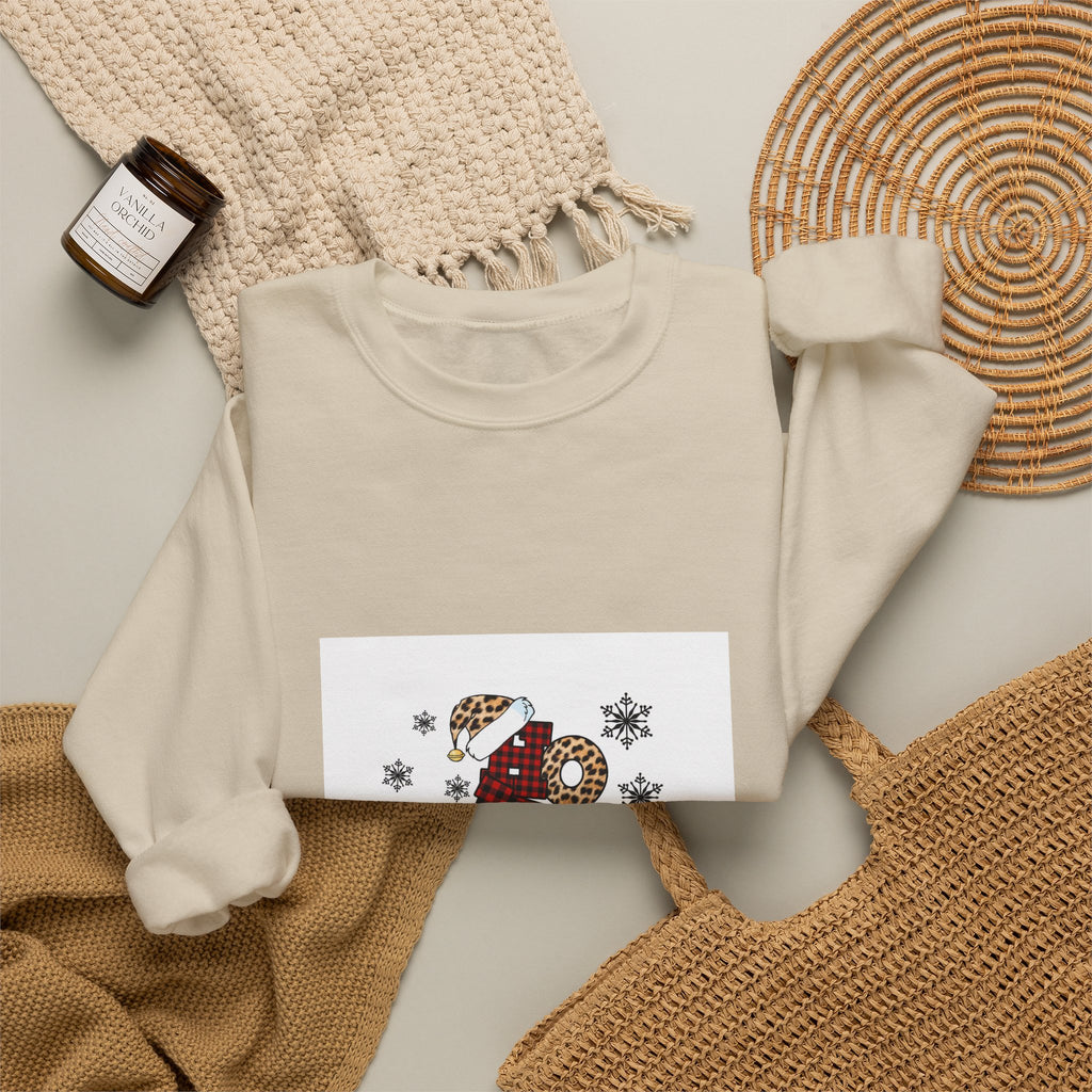 2023 Cozy Christmas Crewneck Sweatshirt — Festive '2023' Snowflake Design