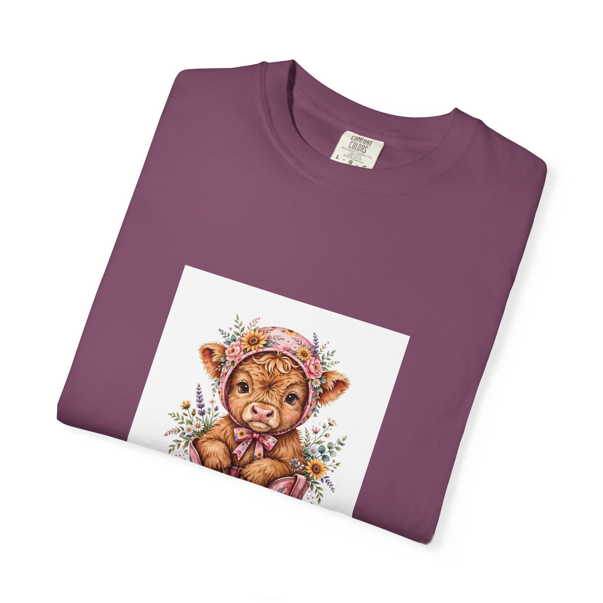 Tiger Cub Floral Tee — "Momma's Little Snugglepunch" Cute Baby Animal T-Shirt
