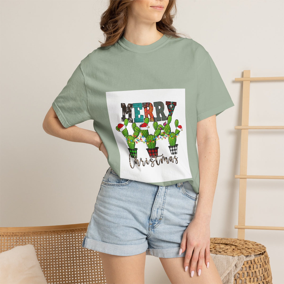 Merry Christmas Cactus T-Shirt