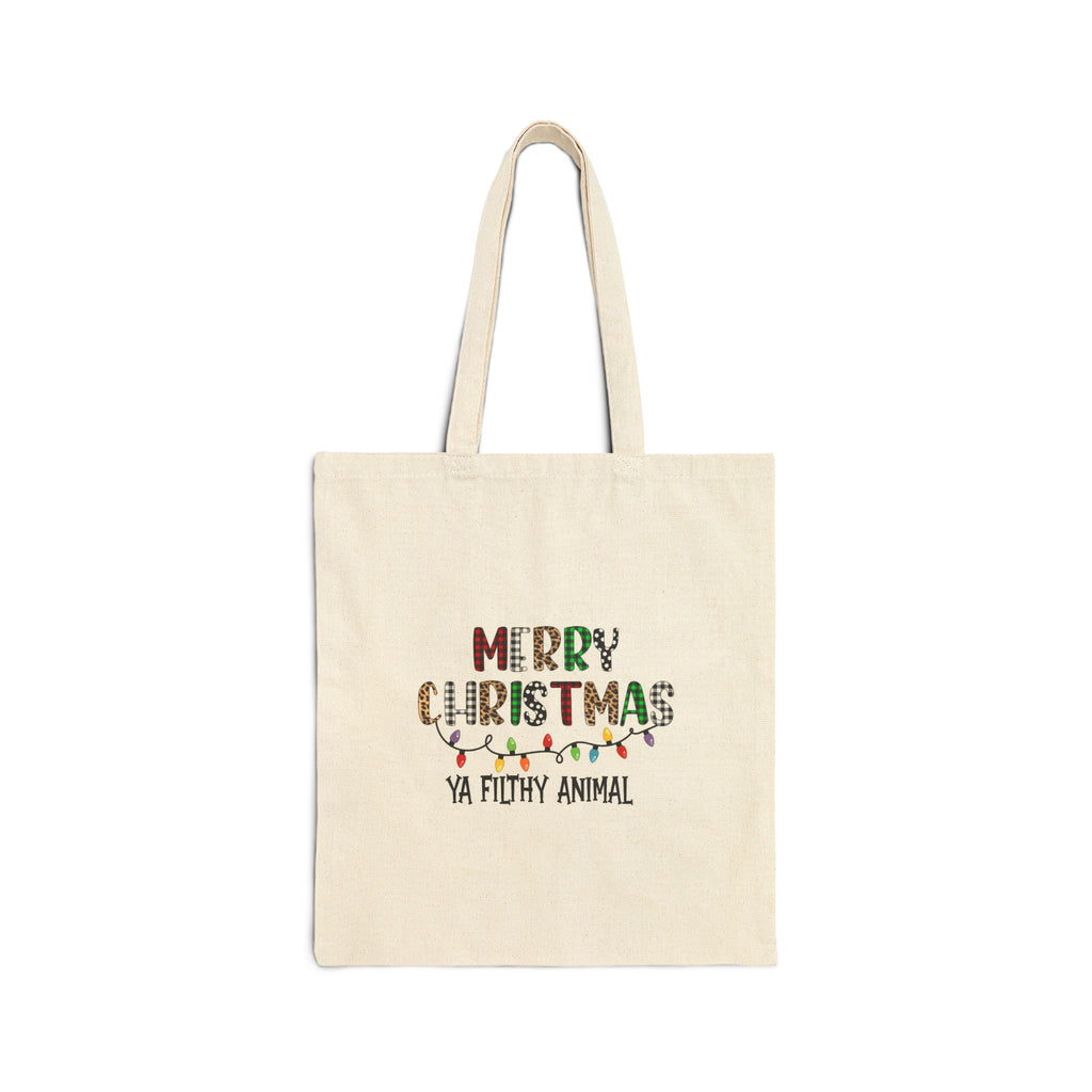 Merry Christmas Ya Filthy Animal Tote