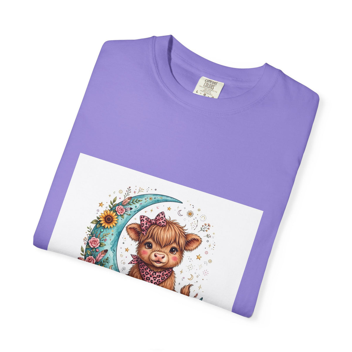 Cow Cute T-Shirt – "Love You to the Moon & to the Ranch" Graphic Tee