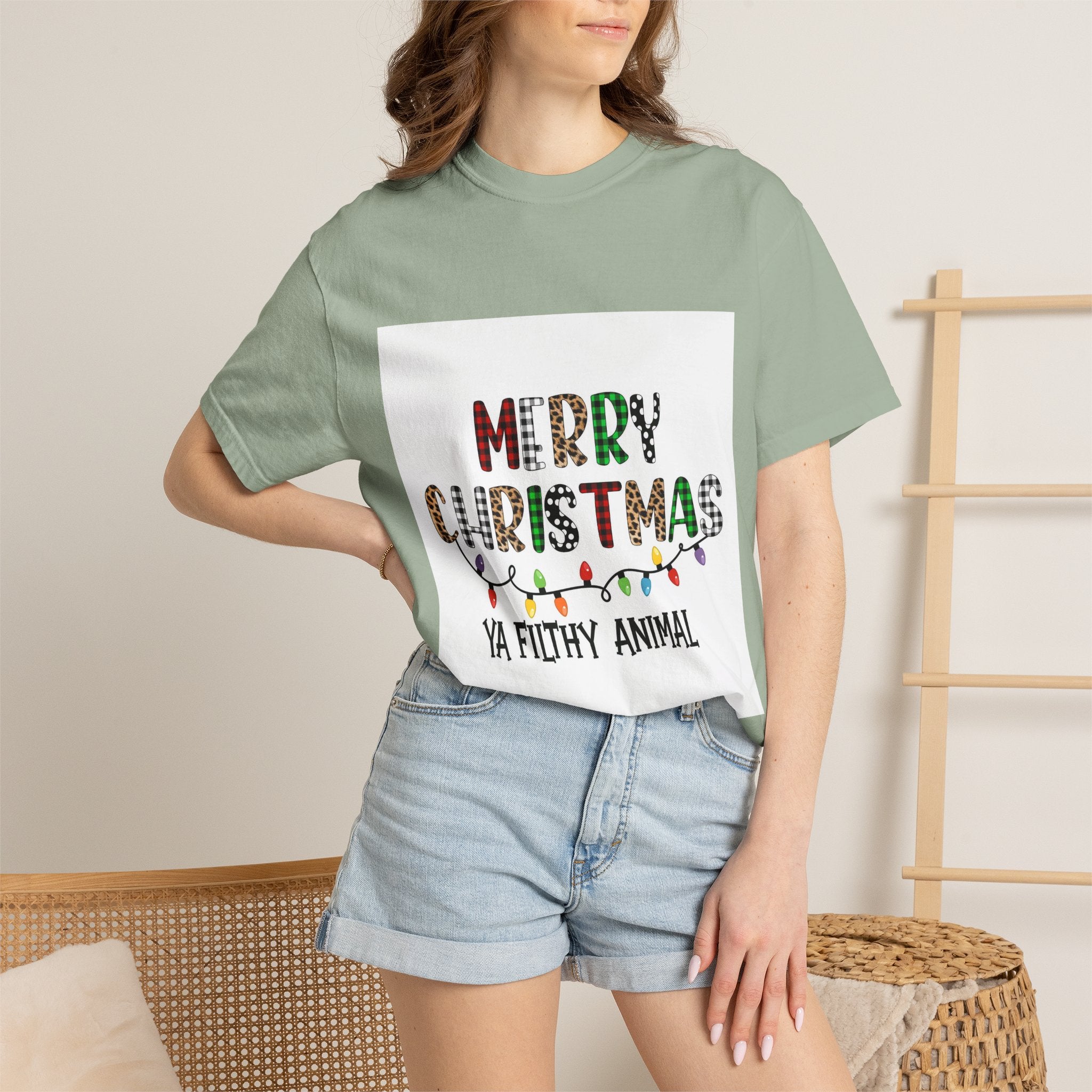 Merry Christmas Ya Filthy Animal T-Shirt — Funny Holiday Graphic Tee