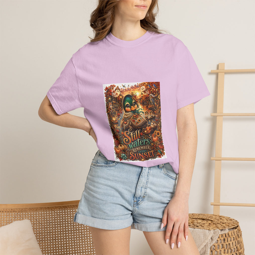 Skull Guitar Sunset T-Shirt — Still Waters Run Deep Vintage Rock Tee