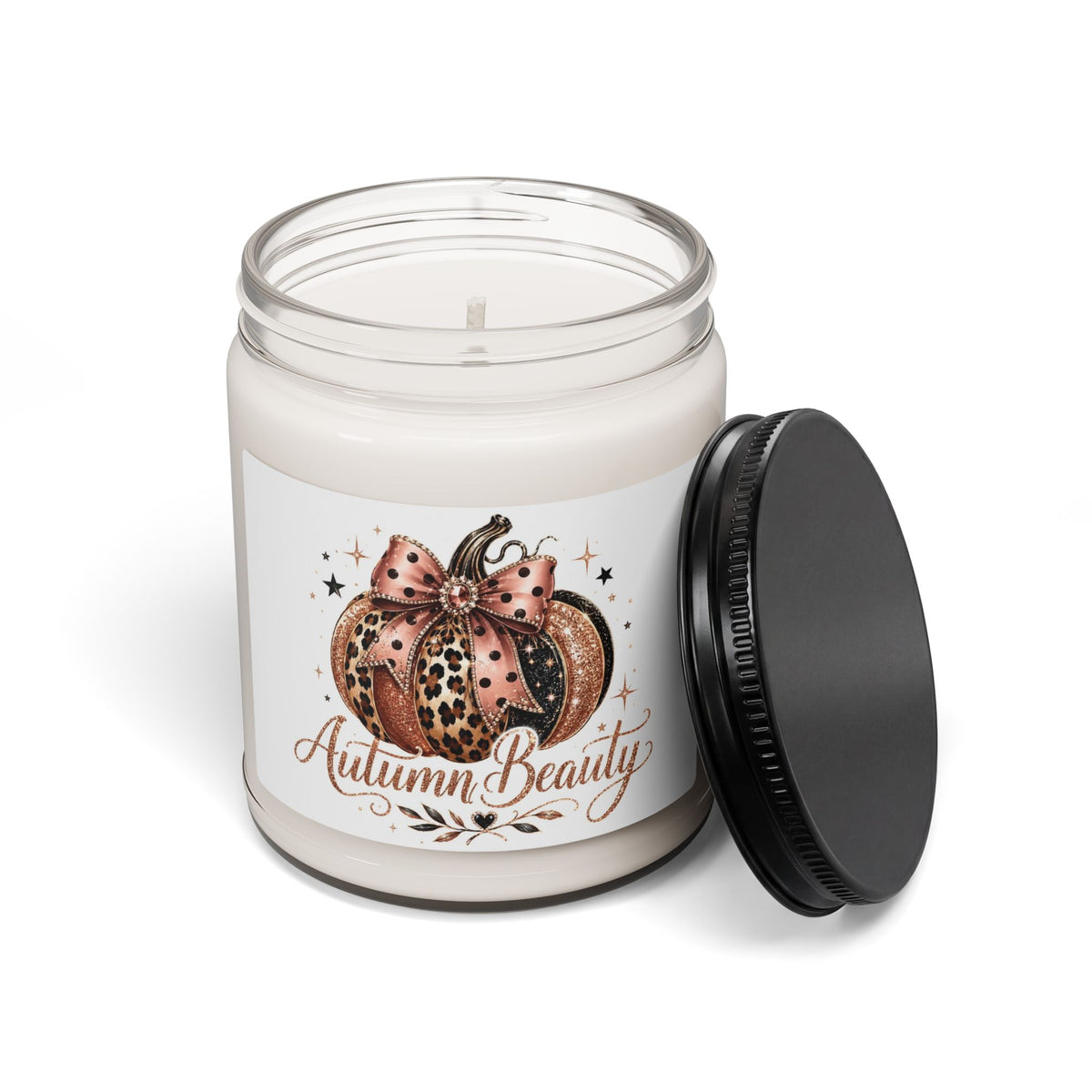 Autumn Beauty Scented Soy Candle — 9oz Fall Pumpkin Jar Candle