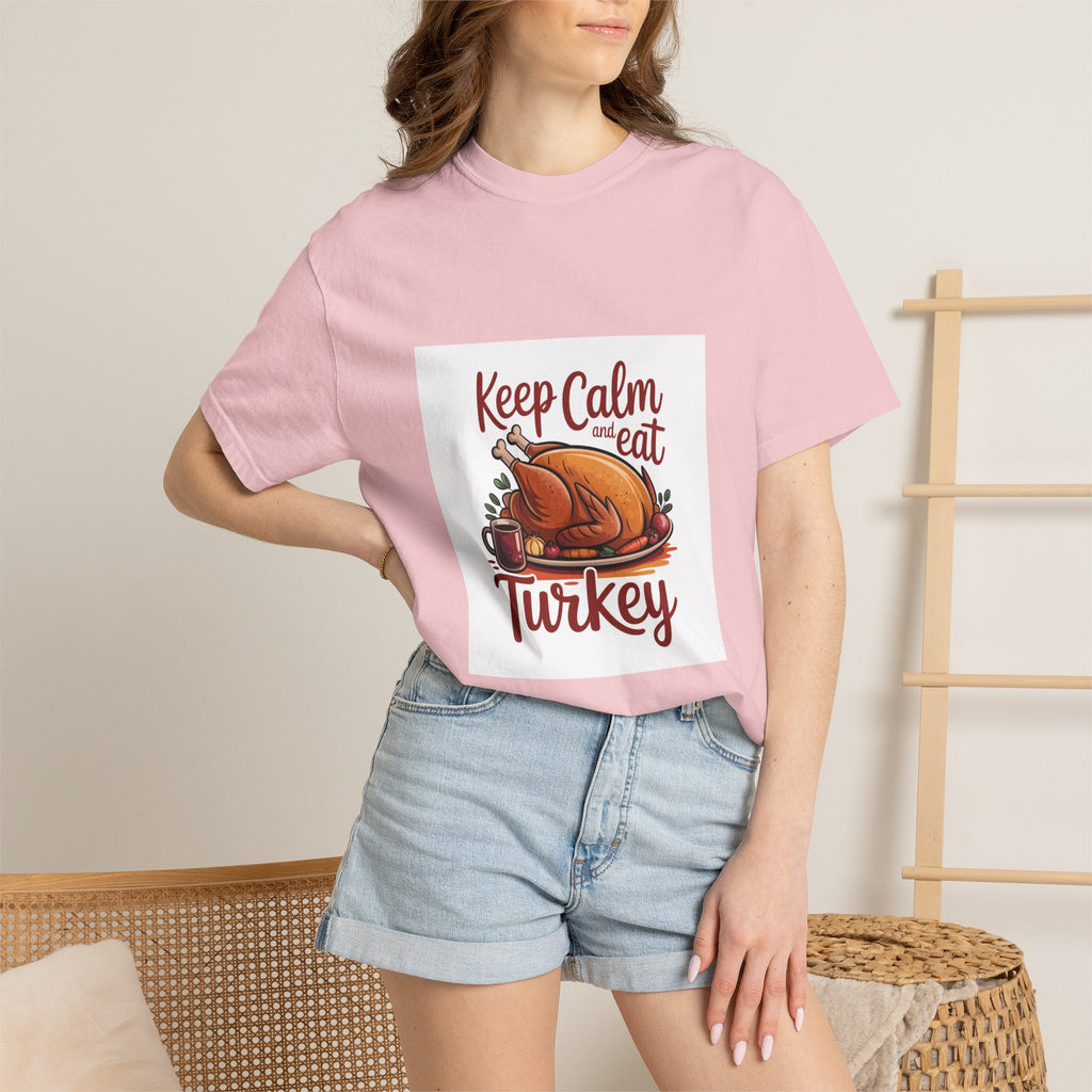 T-Shirt - "Keep Calm and Eat Turkey" Thanksgiving Tee