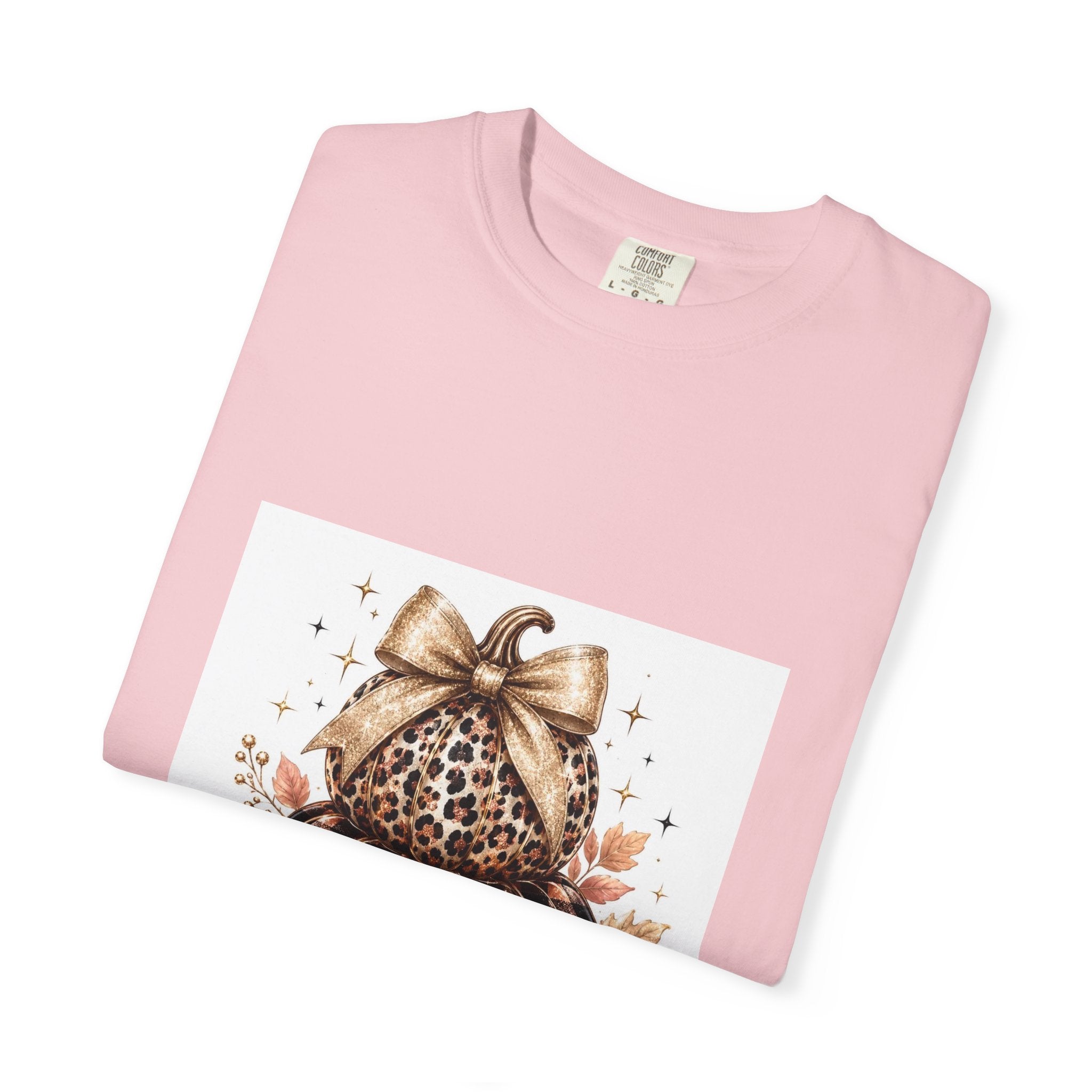 Blessed Pumpkin T-Shirt — Fall Leopard & Buffalo Plaid Pumpkin Graphic