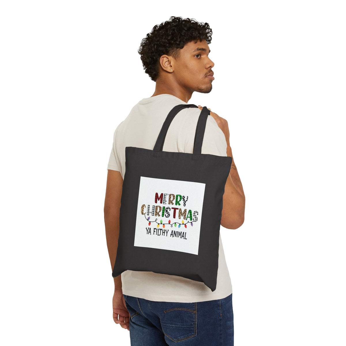 Merry Christmas Ya Filthy Animal Tote