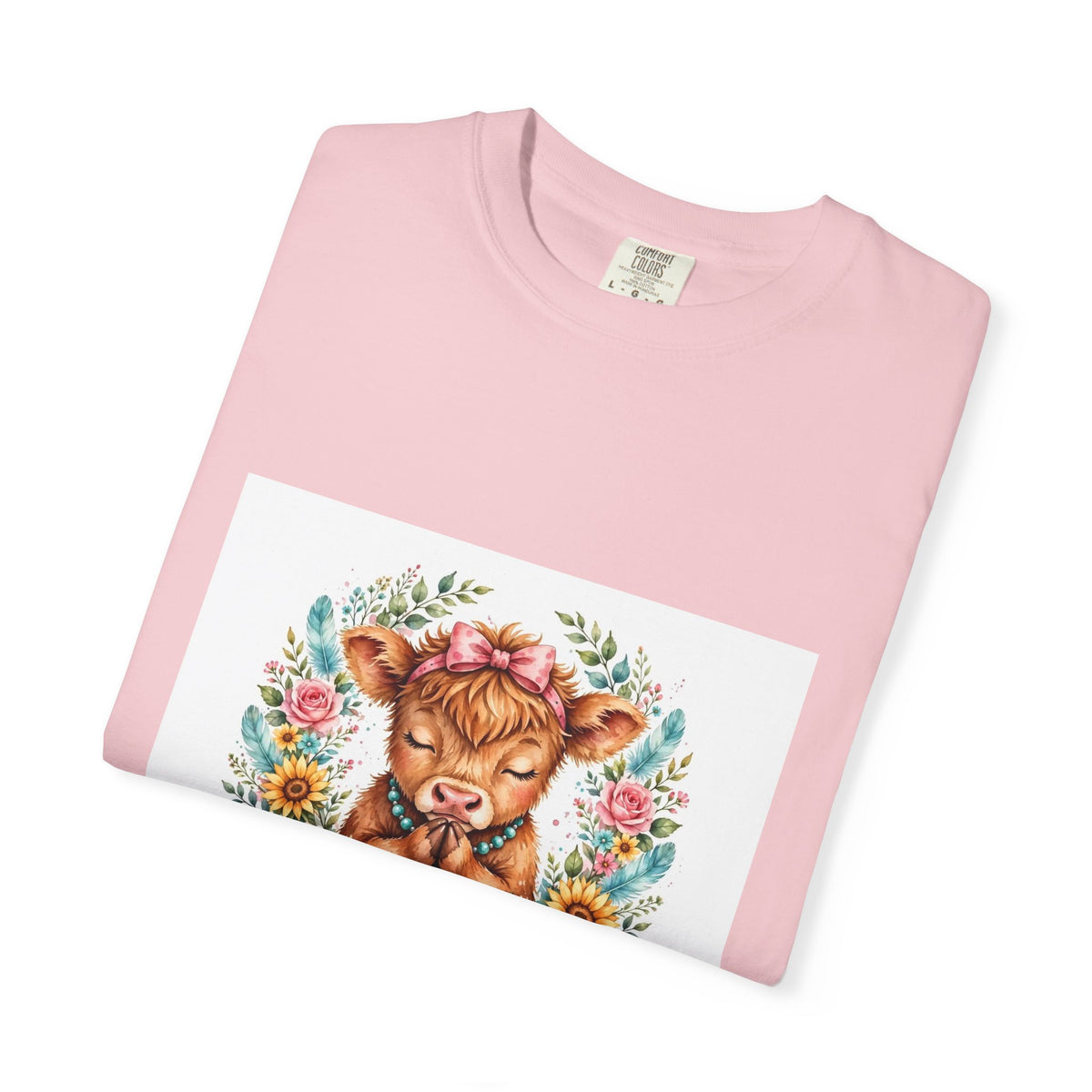 Western Mama Prayer Cow T-Shirt
