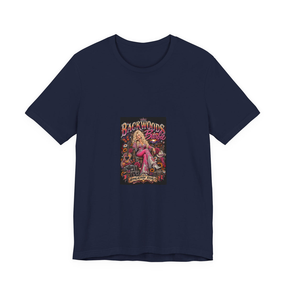 Backwoods Babe Graphic Tee — Retro Pinup Smoking Art T-Shirt
