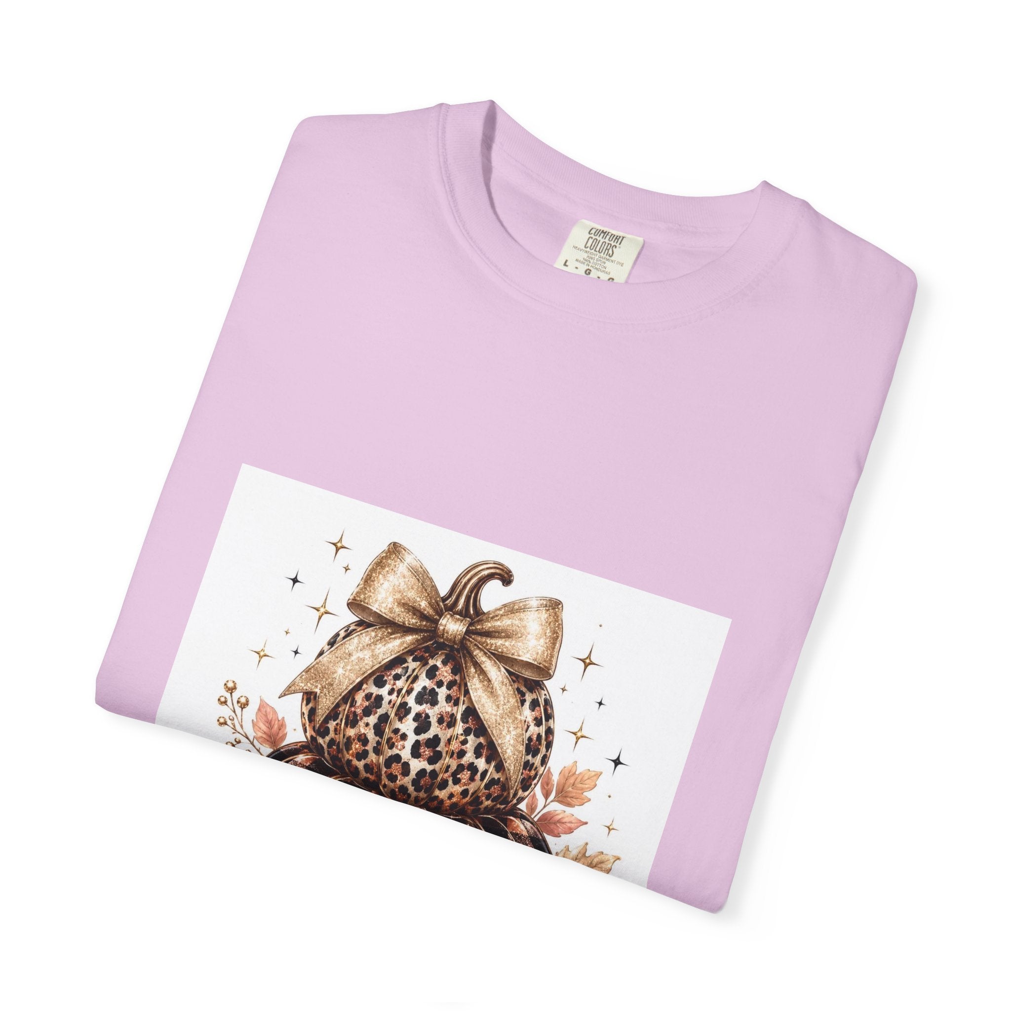 Blessed Pumpkin T-Shirt — Fall Leopard & Buffalo Plaid Pumpkin Graphic