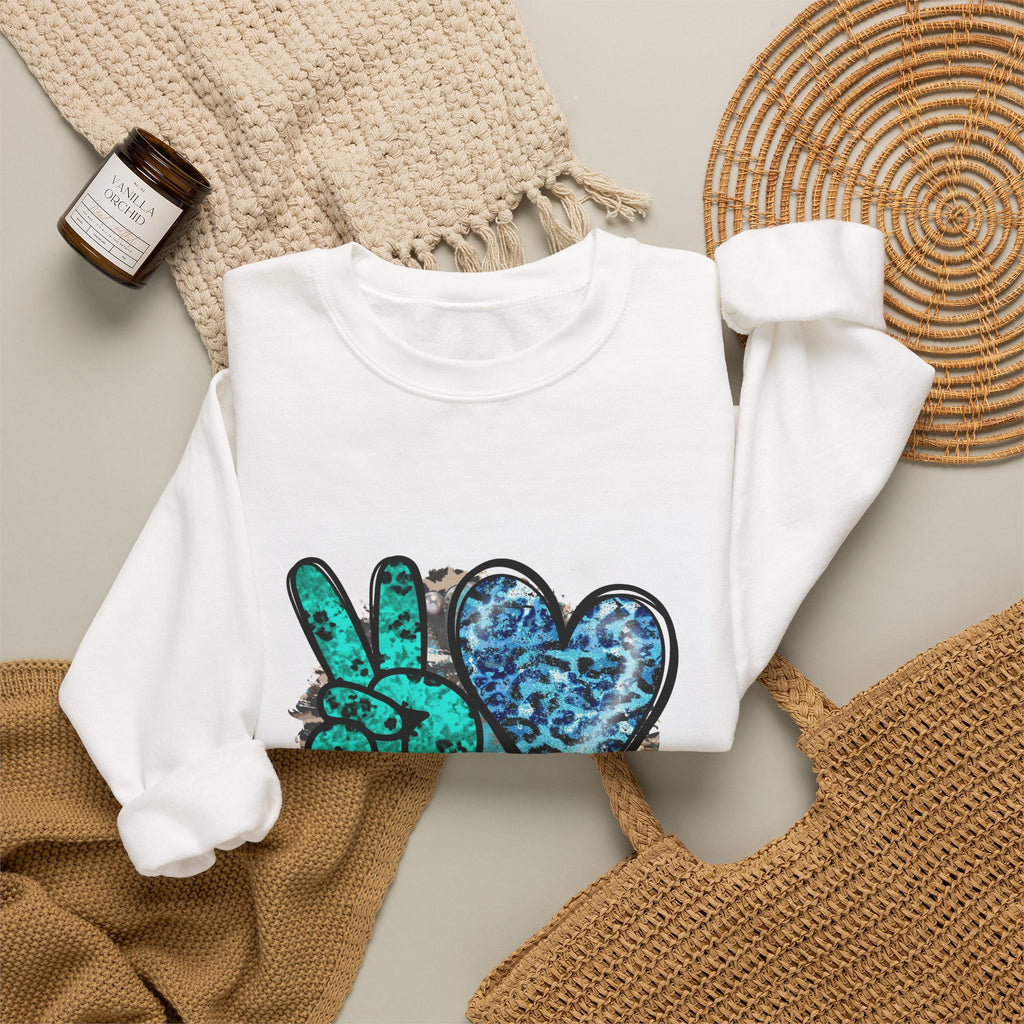Rodeo Peace & Heart Crewneck Sweatshirt