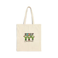Tote Bag - Merry Christmas Gnomes Canvas Tote | Holiday Grocery & Gift Shopper
