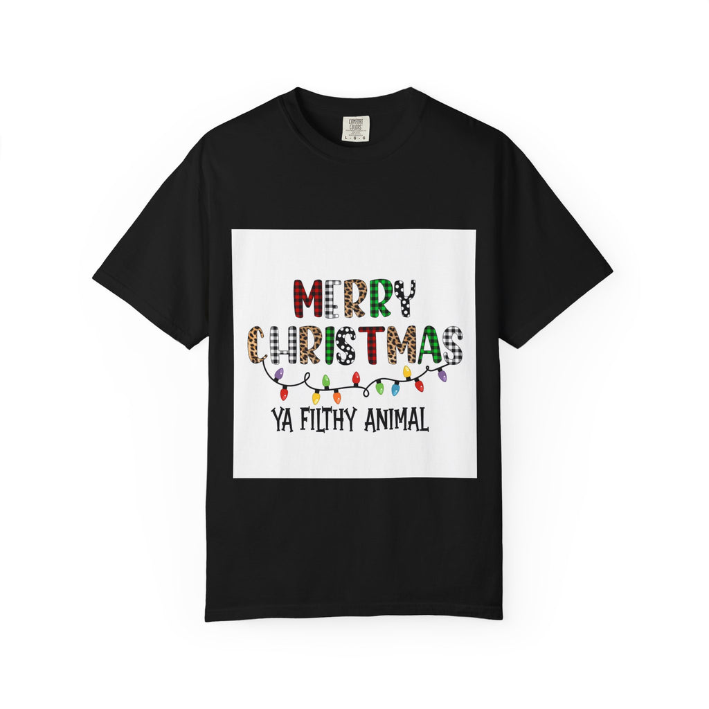Merry Christmas Ya Filthy Animal T-Shirt — Funny Holiday Graphic Tee