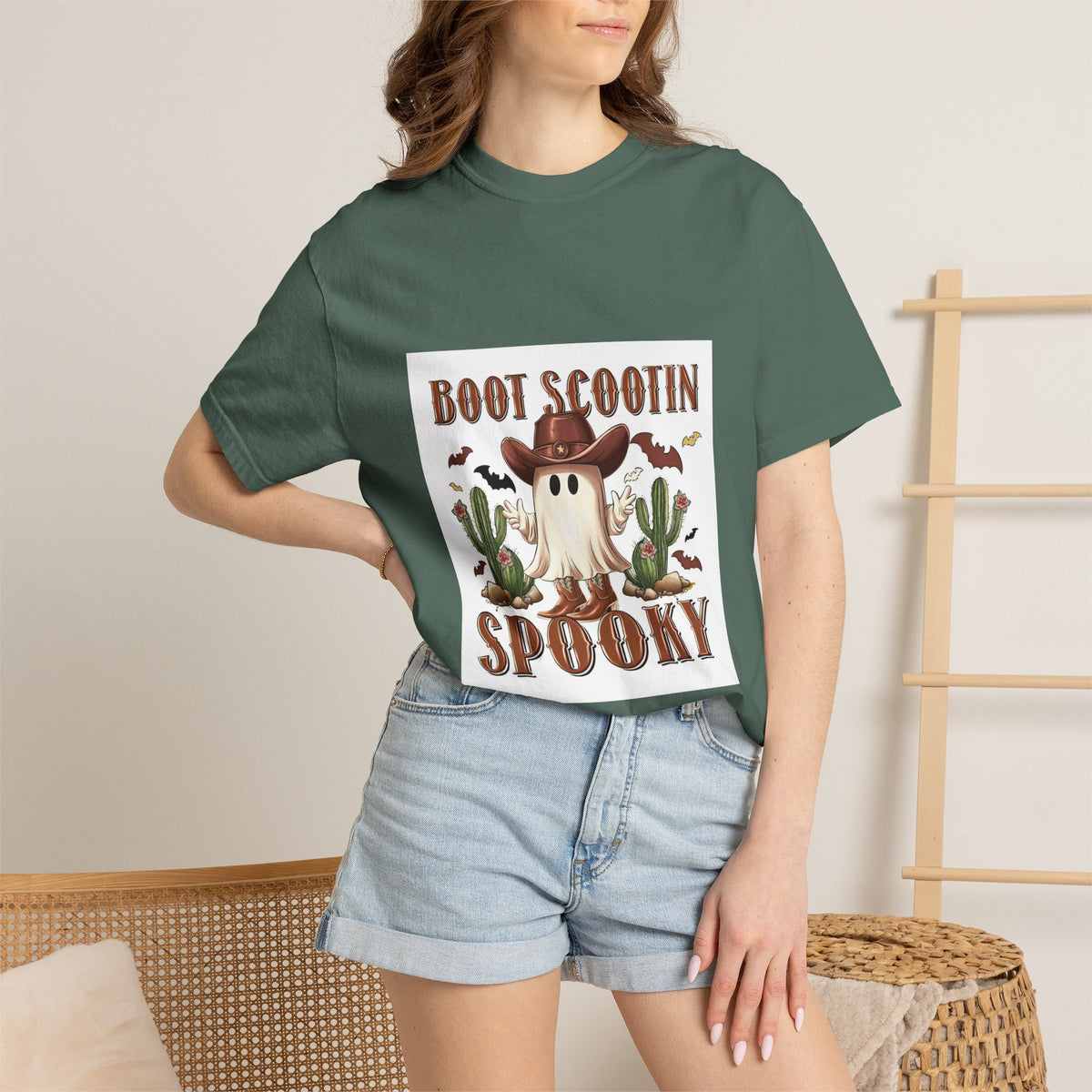 Boot Scootin' Spooky Ghost T-Shirt