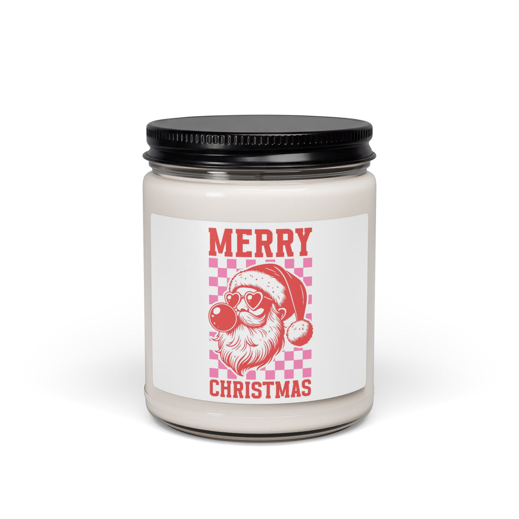 Merry Christmas Soy Candle — 9oz Scented Holiday Jar