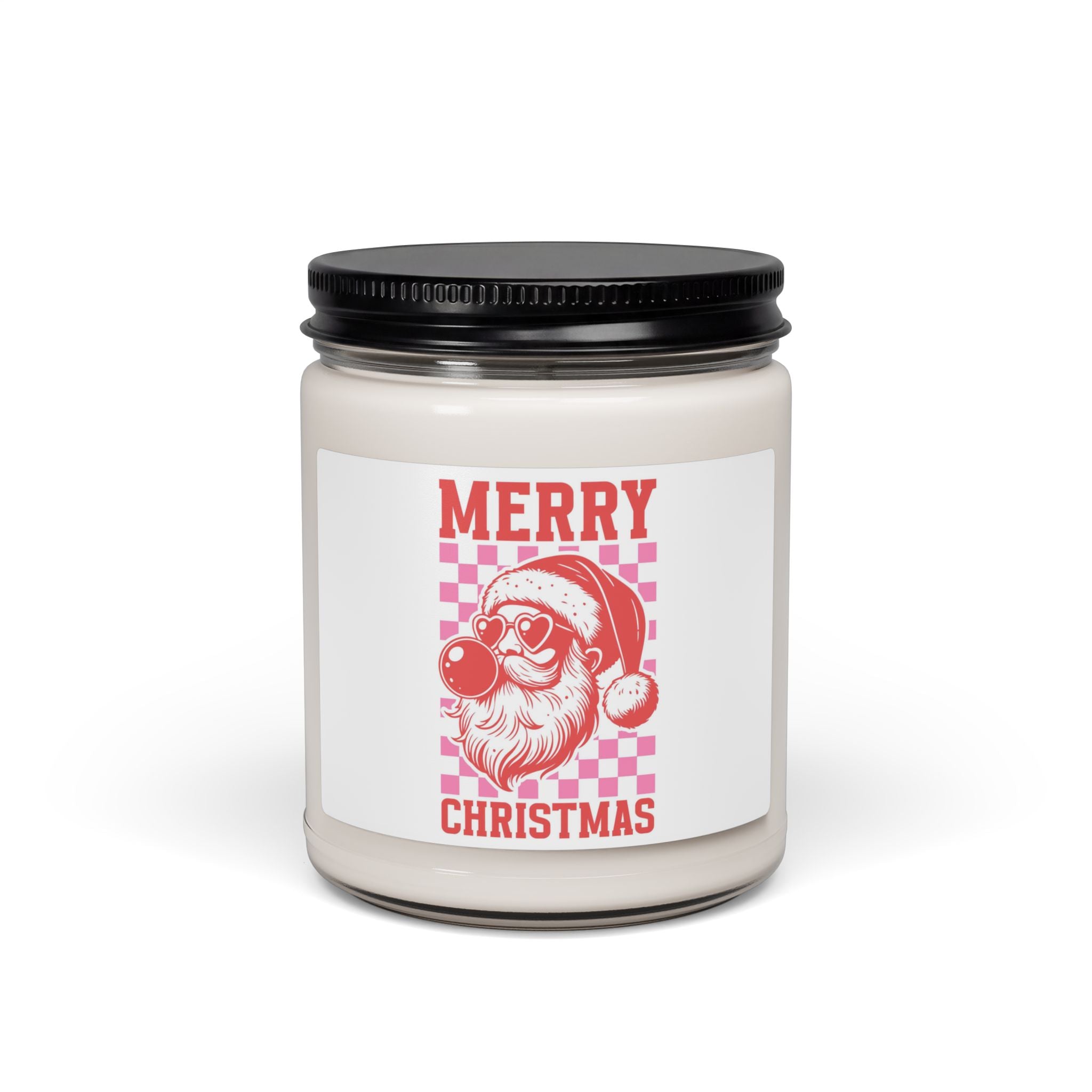 Merry Christmas Soy Candle — 9oz Scented Holiday Jar