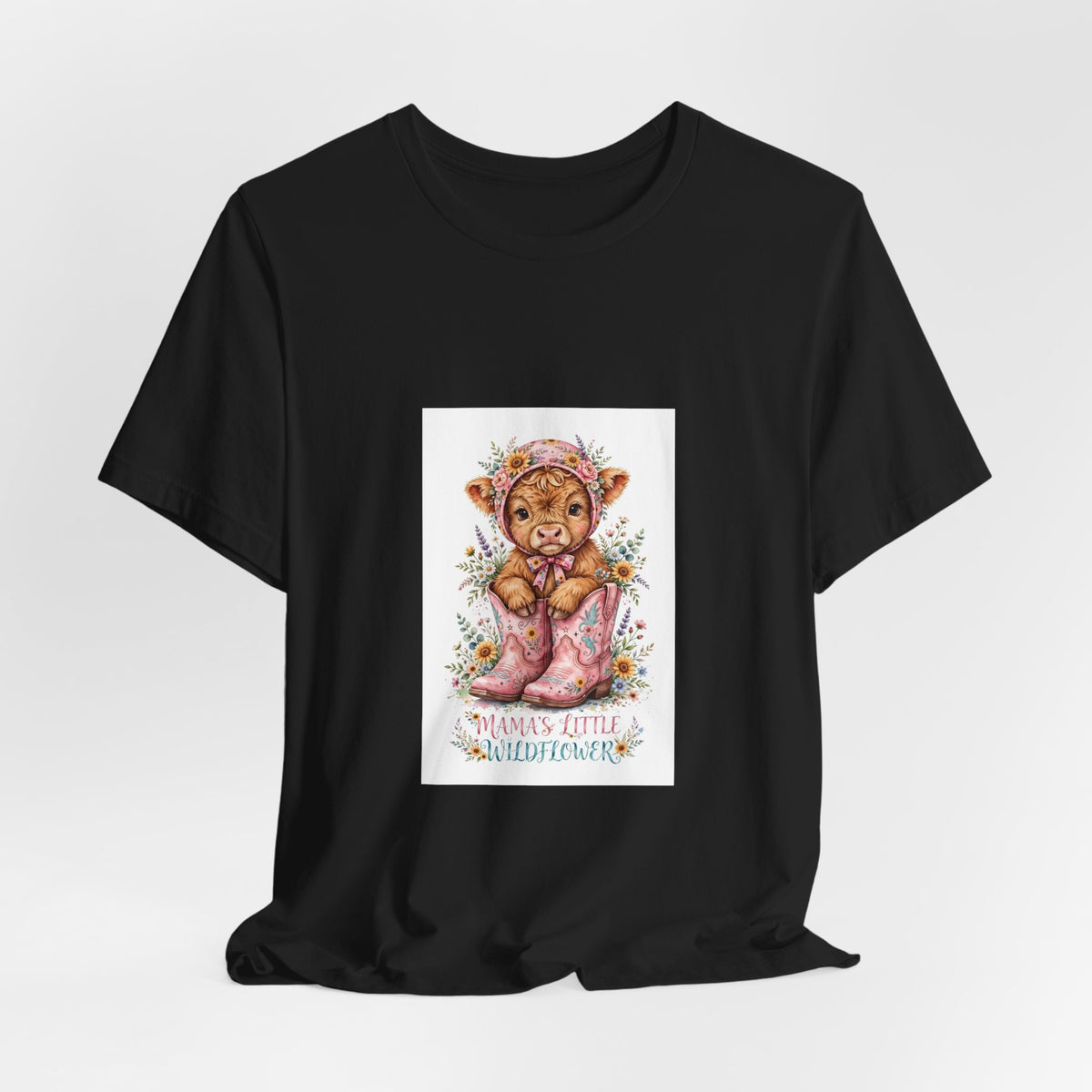 Mama's Little Wildflower Baby Bear Tee