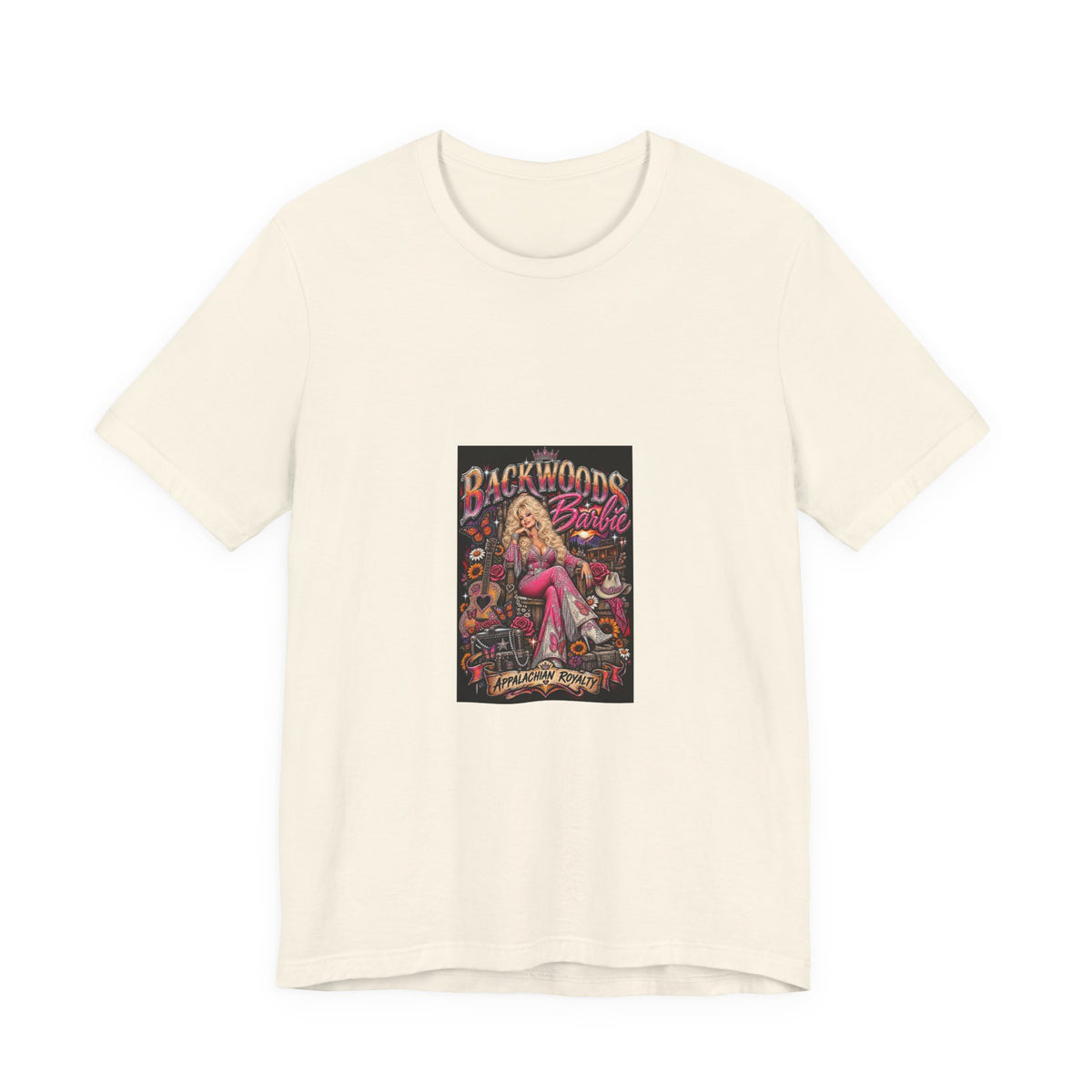 Backwoods Babe Graphic Tee — Retro Pinup Smoking Art T-Shirt