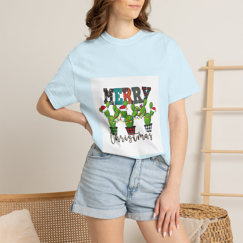 Merry Christmas Cactus T-Shirt