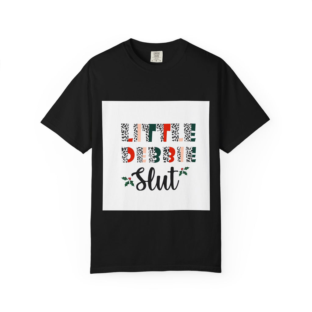 Funny Christmas Tee - 'Little Debbie Slut' Holiday Graphic T-Shirt
