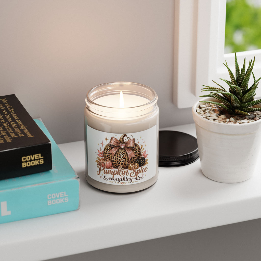 Pumpkin Spice & Everything Nice Scented Soy Candle — 9oz Autumn Jar