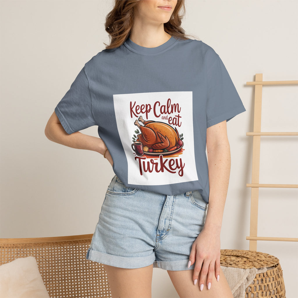 T-Shirt - "Keep Calm and Eat Turkey" Thanksgiving Tee
