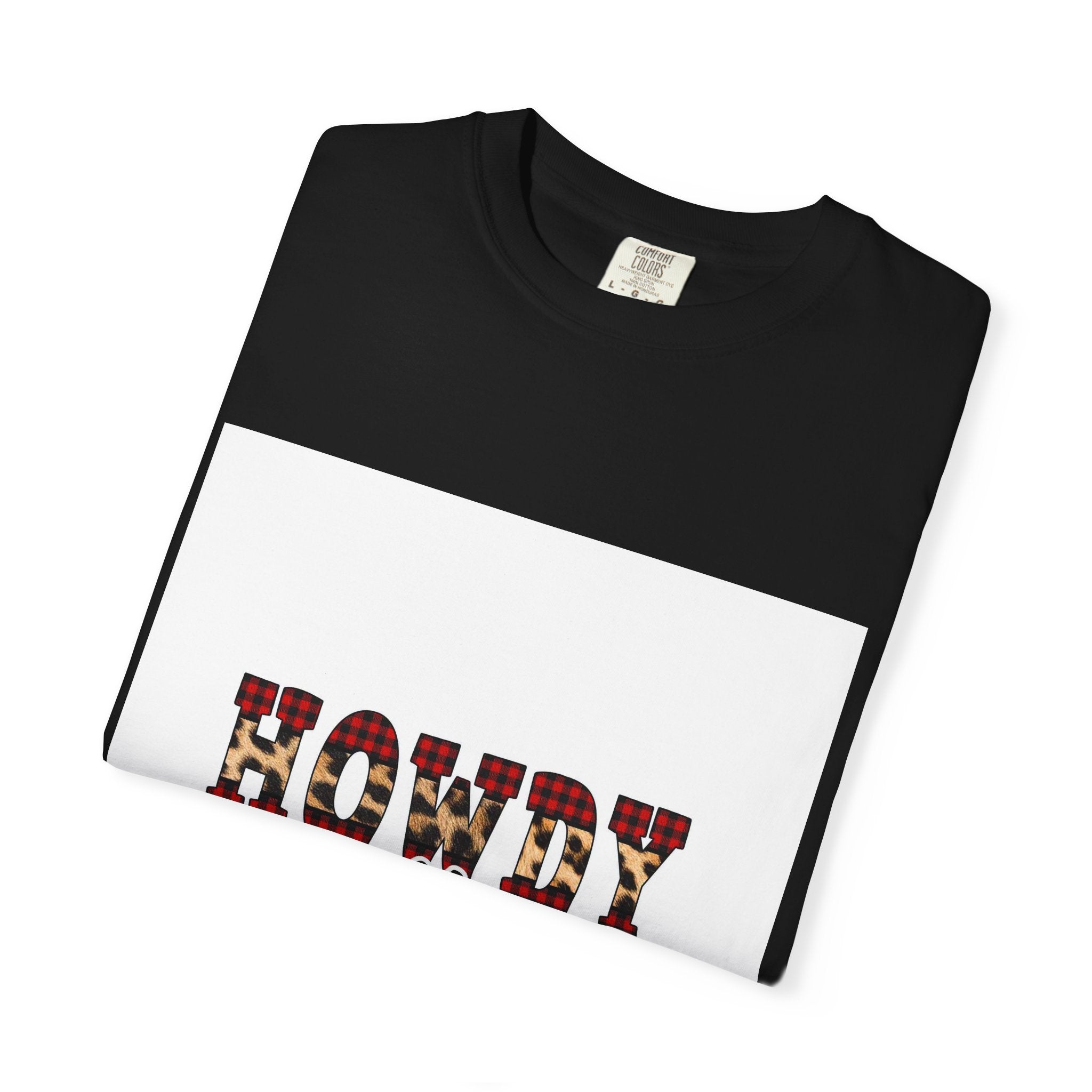Howdy y'all T-Shirt — Plaid Western Graphic Tee