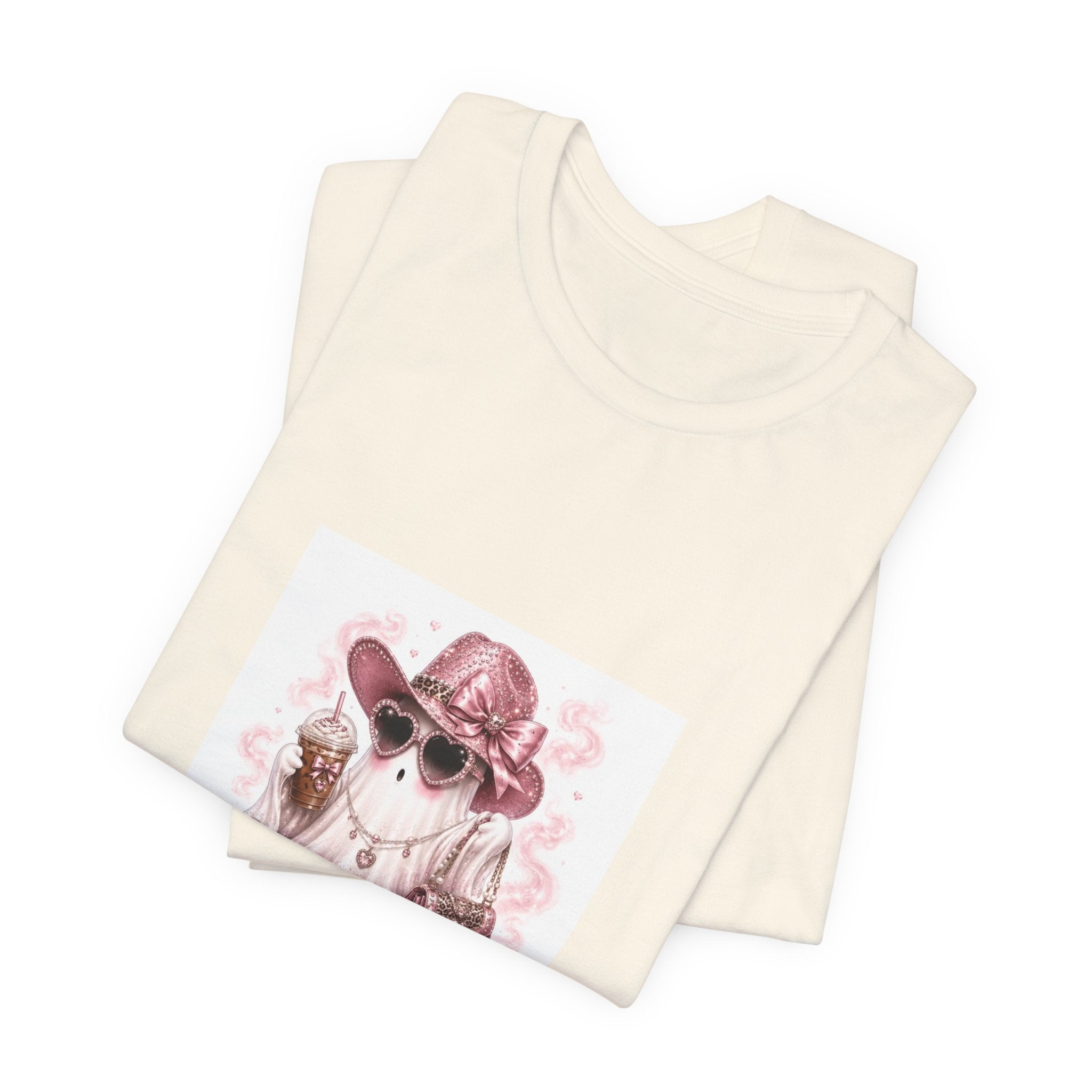 Cowgirl Ghost Tee — Cute Halloween Western Graphic T-Shirt